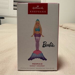 2024 Hallmark Keepsake Light Up Barbie Mermaid Ornament